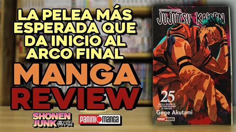 Jujutsu Kaisen Tomo 25 Manga Review Panini Manga Mx YouTube