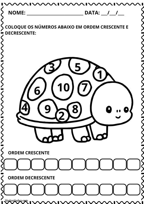 Numeros Crescentes E Decrescente - 8
