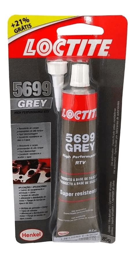 Cola Silicone Grey Alta Performance Selante Loctite G