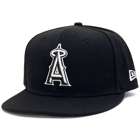 New Era Los Angeles Angels Black League Basic 59fifty Fitted Hat