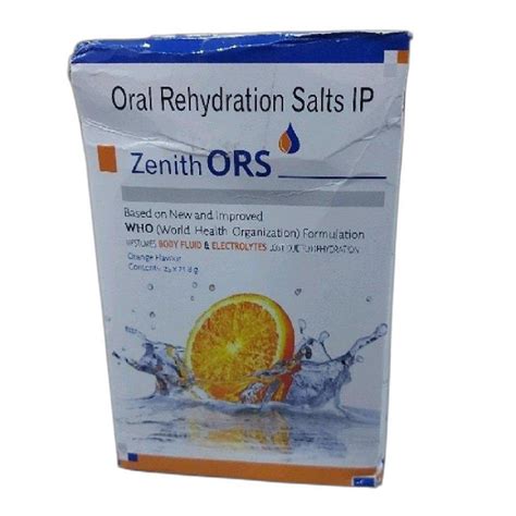 Oral Rehydration Ip Salts Zenith Ors Sachet Non Prescription Packaging Type Box At ₹ 70 In Indore