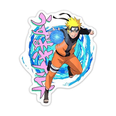 Pegatina Naruto Rasengan Teleadhesivo