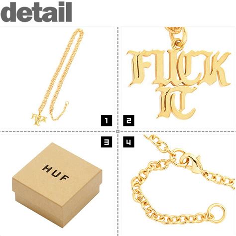 楽天市場 ハフ HUF FUCK IT GOLD NECKLACE NECKLACE AC GO ネックレス 首飾り 日本限定アイテム 国内正規品LEVEL