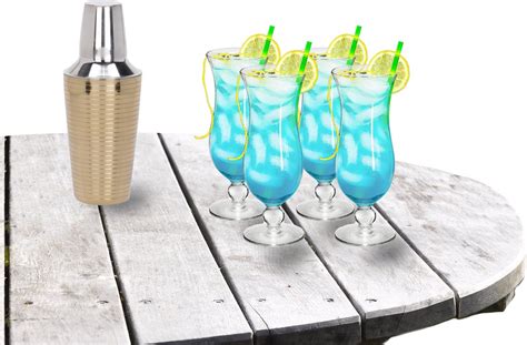 Royal Leerdam Cocktailshaker 500 ML Met 4x Pina Colada Cocktailglazen