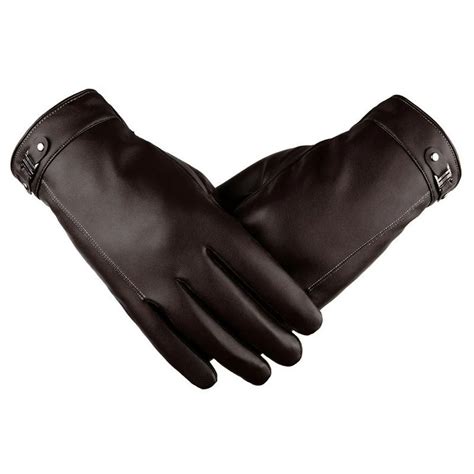 Aliexpress.com : Buy New Men Thermal Winter Sports Leather Gloves ...