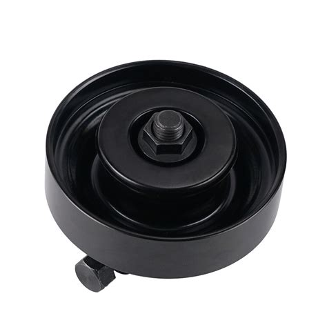 Car Steel Belt Tensioner Pulley Black For Hyundai Grandado