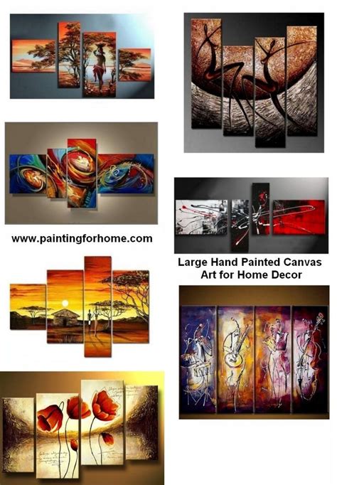 Extra Large Hand Painted Art Paintings For Home Decoration Large Wall