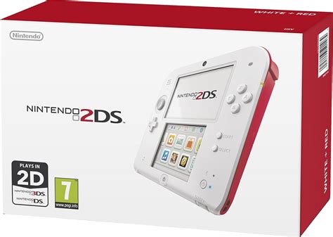 Nintendo Handheld Console Ds White Red Importaci N Inglesa