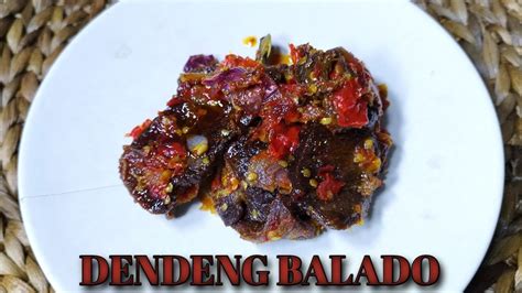 RESEP DENDENG BALADO SUPER SIMPLE ENAK BIKIN NAGIH YouTube