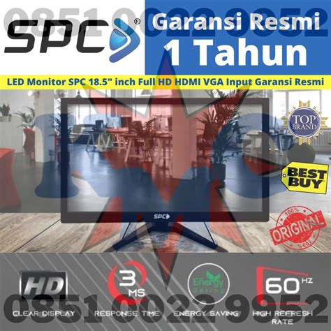 Jual LED Monitor 19 Inch Full HD SPC LED 19 W 190S LED SPC 19 SM