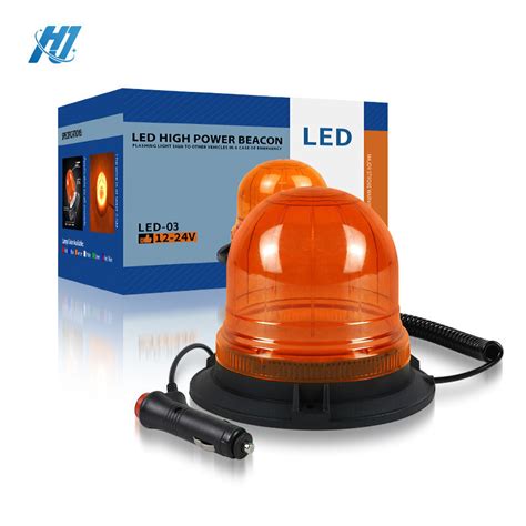 Car Warning Light School Bus Yellow Signal Light Car Traffic