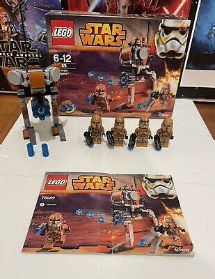 Star Wars Lego Geonosis Trooper Battle Pack Complete Mint