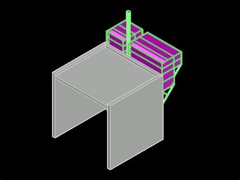 Soporte De Ductos En 3d En AutoCAD Descargar CAD 131 93 KB Bibliocad