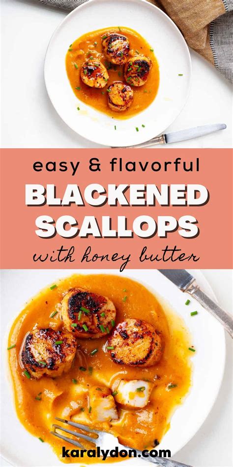 Blackened Scallops Kara Lydon