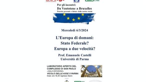 Leuropa Di Domani Stato Federale Europa A Due Velocità Gazzetta Di Parma