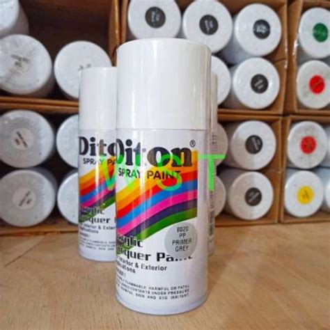 Jual DITON 8020 PP PRIMER GREY Cat Dasar Abu Abu Cat Semprot Pilox