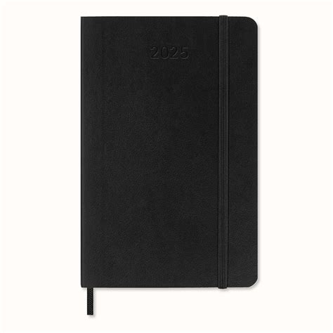 Classic Planner 2025 Pocket Weekly Soft Cover 12 Months Black Moleskine