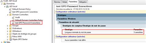 Stratégie de mot de passe dans un domaine Active Directory Philippe BARTH