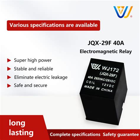 Jqx F Spst A Vac Vdc Electric Relay With Pcb Installation