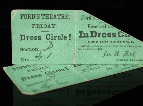 Tickets To Fords Theatre The Eyewitnesses Of Lincolns Assassination