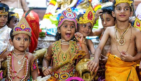 Dahi Handi Enthusiasm Across The Country Look At The Mesmerizing Photos Of Innocent Krishnas