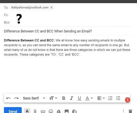 What Is The Difference Between Cc And Bcc In An Email Techteds