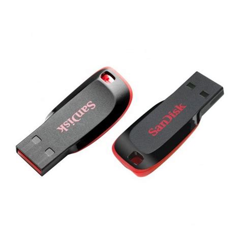 SanDisk CRUZER BLADE 64 GB Pen Drive Red Black