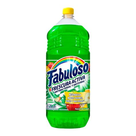 Limpiador líquido Fabuloso frescura activa pasión de frutas 2 l Walmart