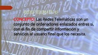 Redes Telemáticas PPT Descarga Gratuita