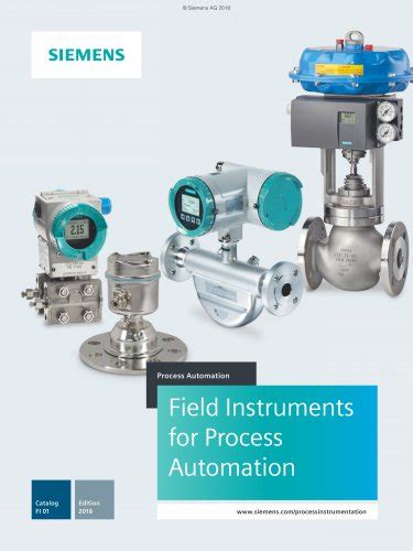 Todos Los Catálogos Y Folletos Técnicos Siemens Process Instrumentation