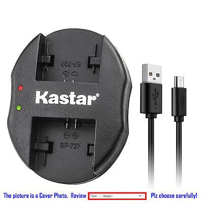 Kastar Battery Dual Usb Charger For Canon Bp Canon Vixia Hf M