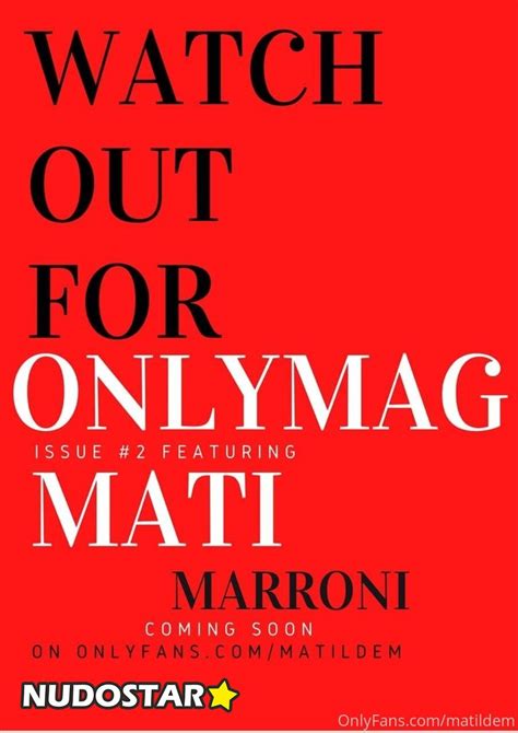 Mati Marroni Super Sex Tape