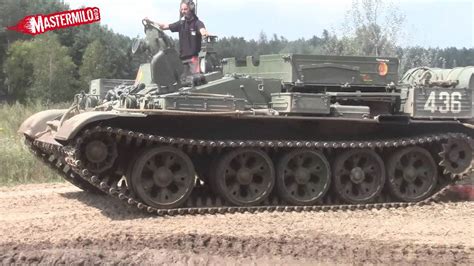 T55 tank destroys car & more - YouTube