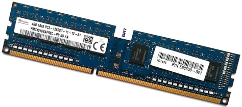 Оперативная Память Hynix Ddr3 4gb 1600mhz Pc3 12800 1r8 Cl11