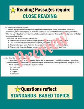 Ela Assessment Exam W Test Review Mini Book W Digital Test