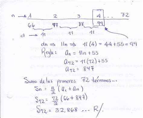 Determine La Suma De Los 72 Primeros Múltiplos De 11 Que Empieza Desde Hot Sex Picture