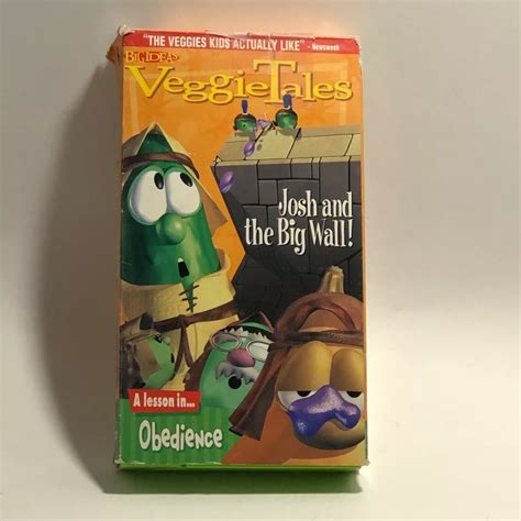 Veggietales Josh And The Big Wall Vhs