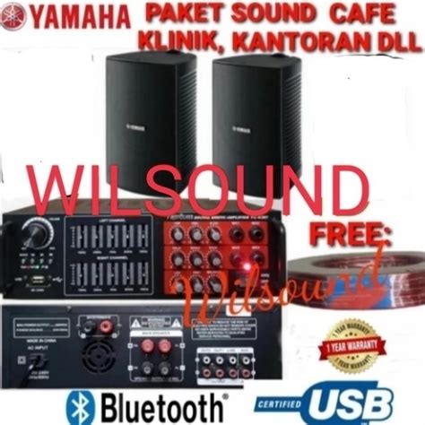 Jual Jual Paket Sound System Cafe Restoran Klinik Kantor Rumahan