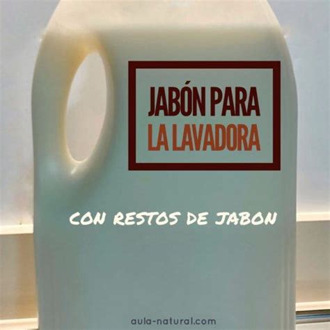 Jabón para la lavadora con restos de jabón Aula Natural Jabones