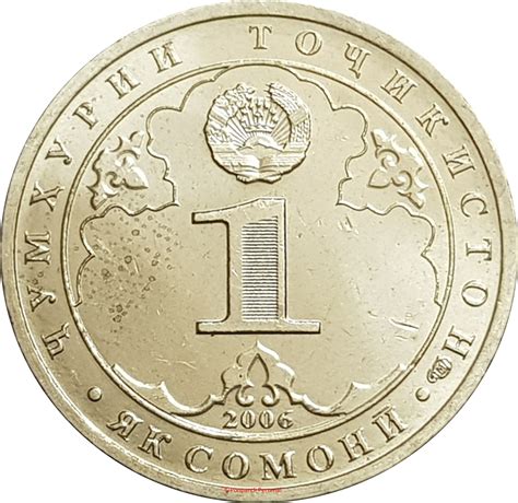 1 Somoni (Aryens) - Tajikistan – Numista
