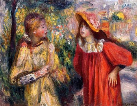 The Conversation 1895 Pierre Auguste Renoir