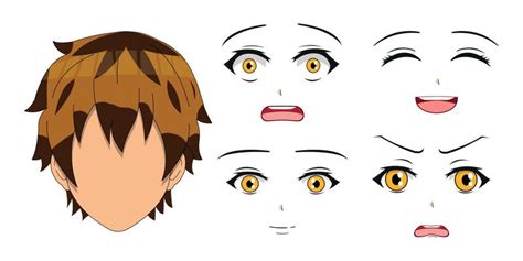 Anime Face Vector Art, Icons, and Graphics for Free Download