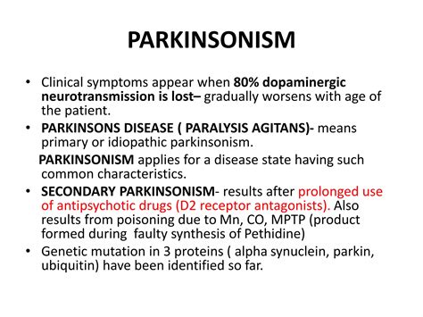 Anti Parkinsonian Drugs Pptx