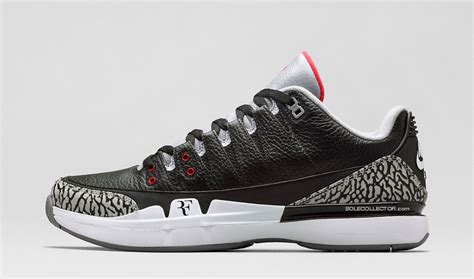 Official Images for the Nike Zoom Vapor Air Jordan 3 'Black/Cement ...