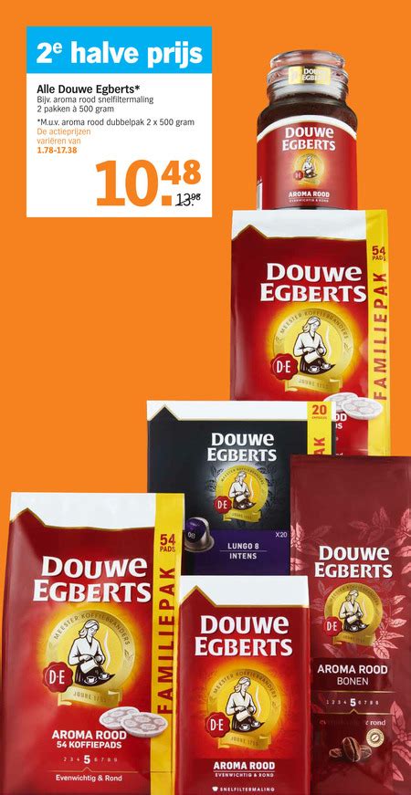 Douwe Egberts Koffiebonen Koffie Folder Aanbieding Bij Albert Heijn