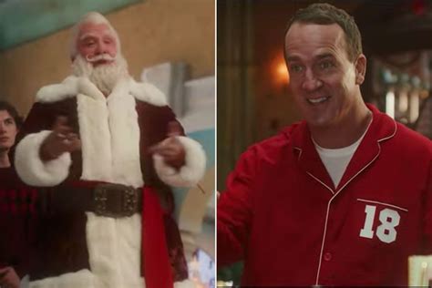 Peyton Manning Tries Out As Santa In The Santa Clauses Trailer