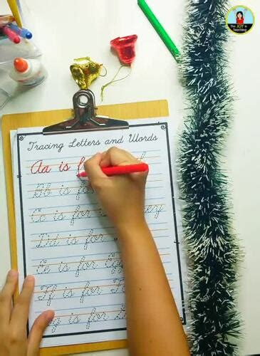 Christmas Cursive Handwriting Practice By The Joy In Teaching Tpt