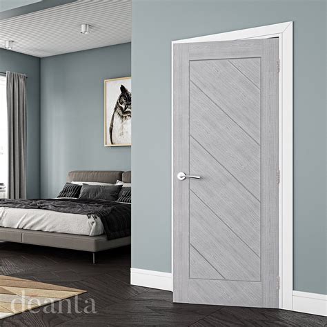 Deanta Torino Light Grey Ash Internal Door