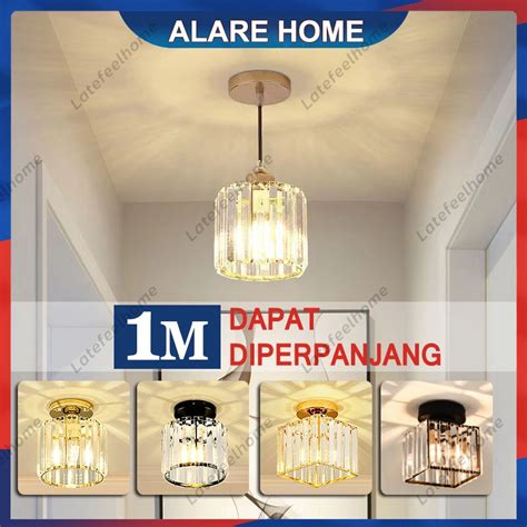 Jual Lampu Plafon Gantung Kristal Minimalis Lampu Kristal Plafon Rumah