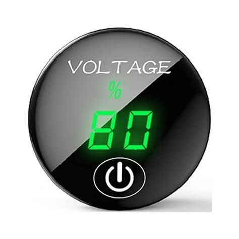 Car Motorcycle DC 5V 48V LED Panel Digital Voltage Meter Battery